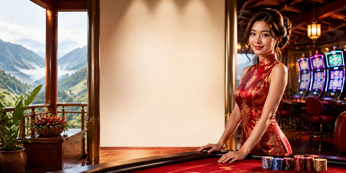 Khung cảnh sòng casino trực tuyến với ánh sáng lung linh tại Việt Nam
